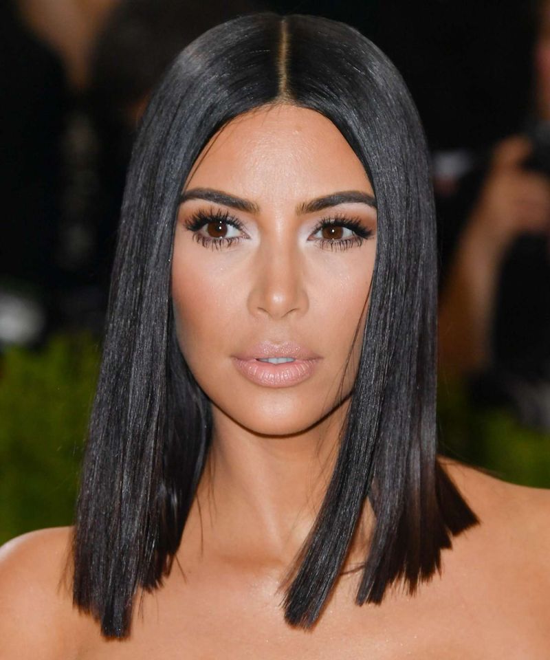 Pin-Straight Middle Part