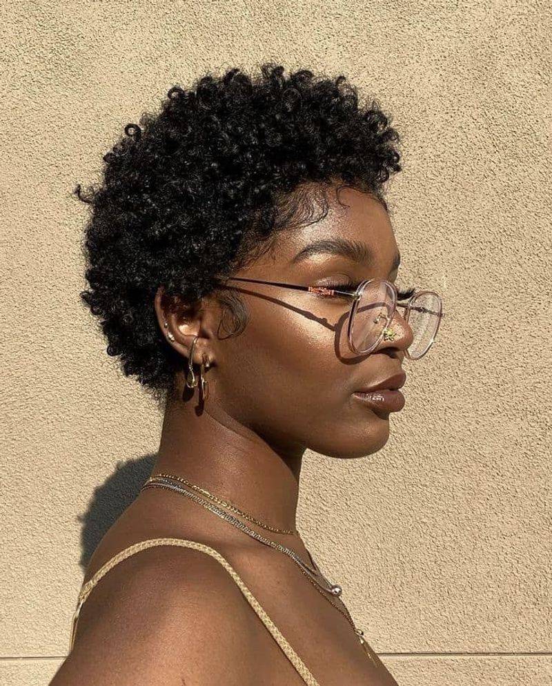 Sculpted TWA (Teeny Weeny Afro)