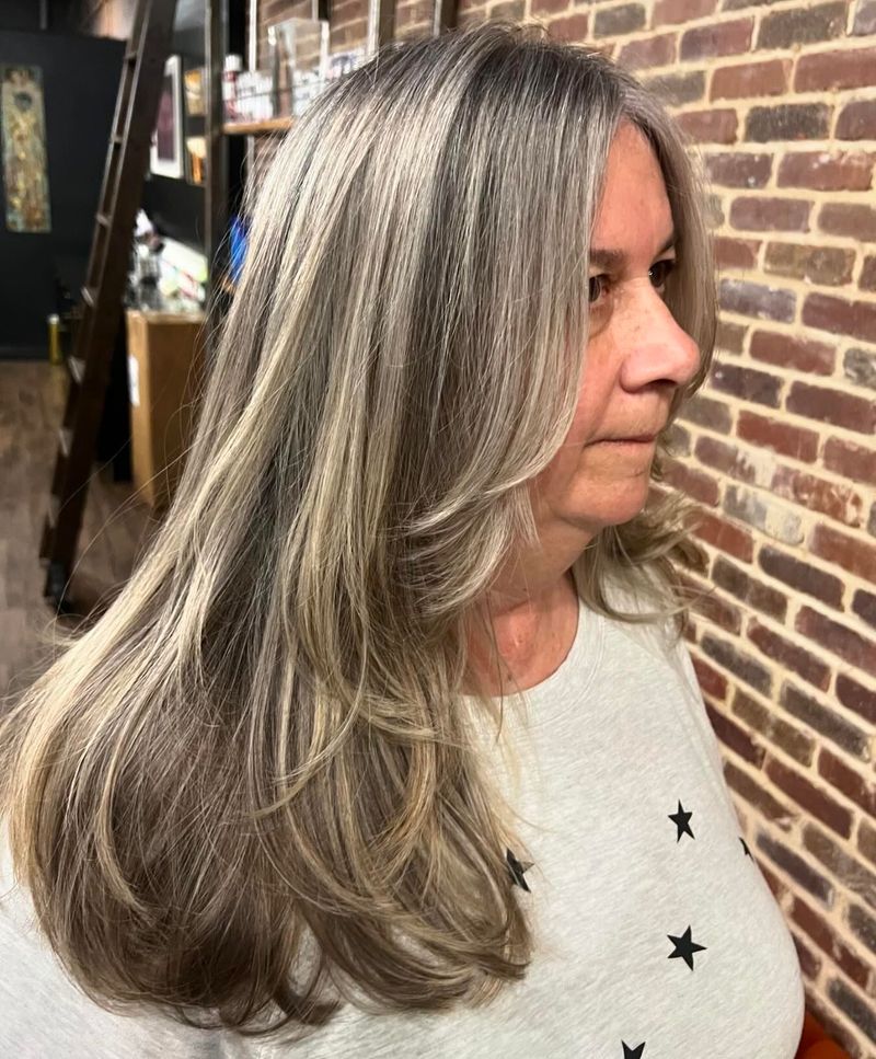 Curtained Midi with Face-Framing
