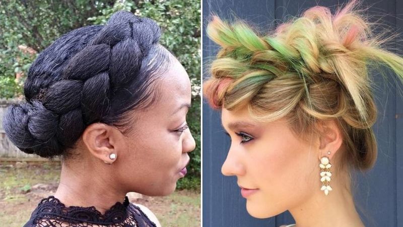 Braided Crown for Summer Weddings