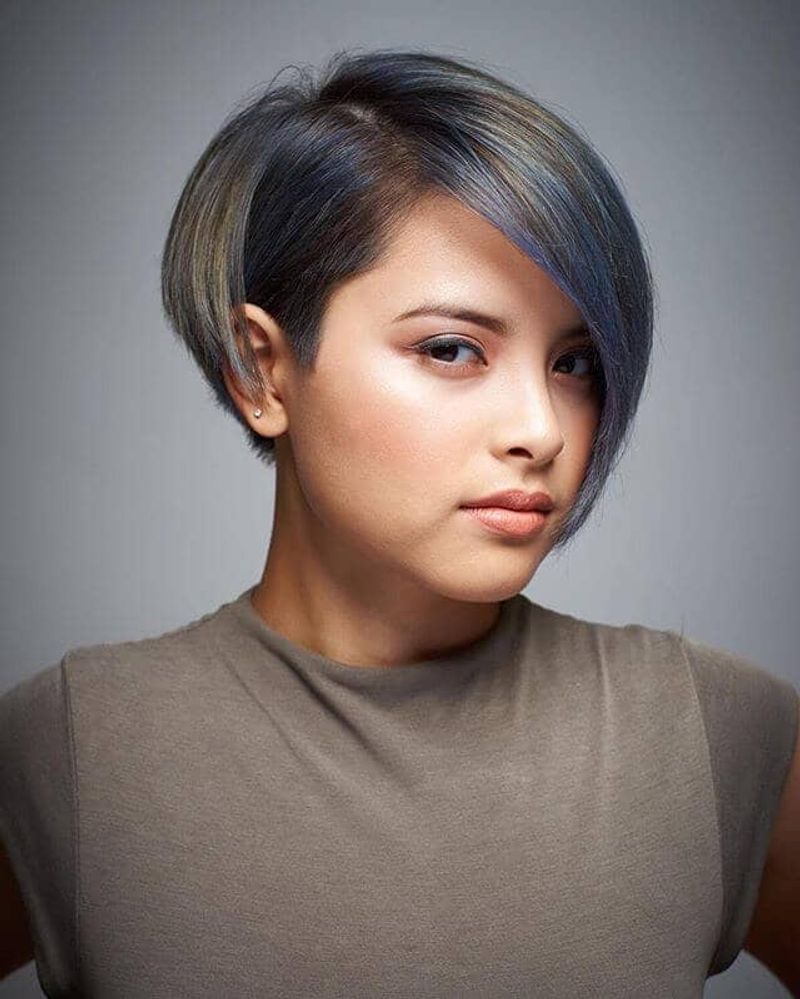 Asymmetrical Cut for Round Faces