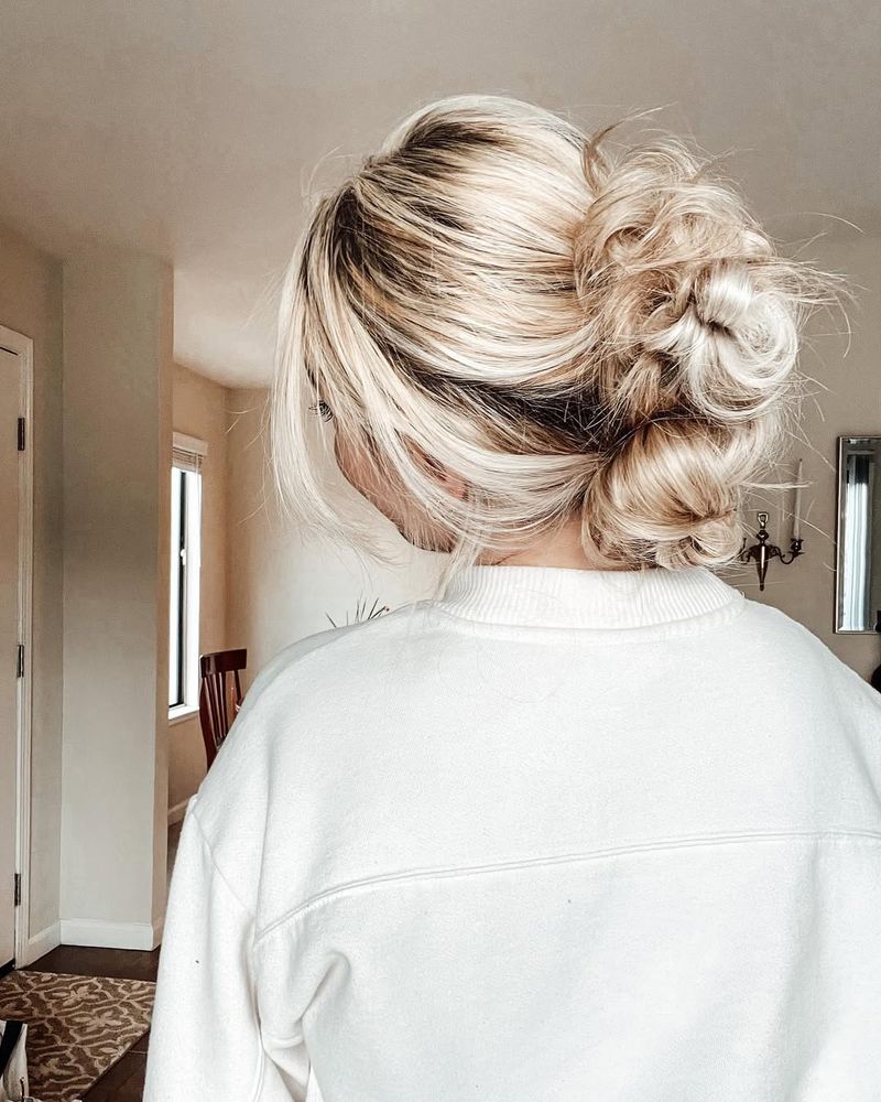 Penteado chique e desarrumado