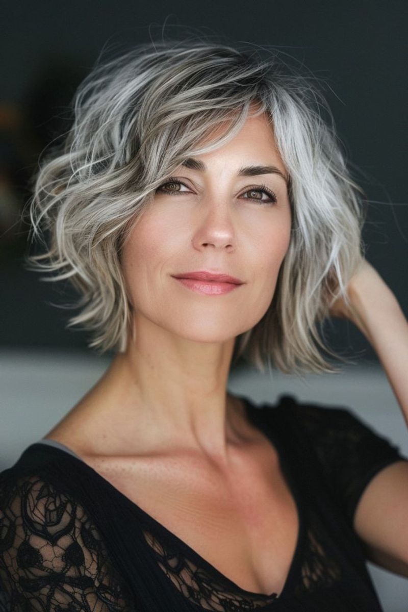Wavy Bob with Root Volume