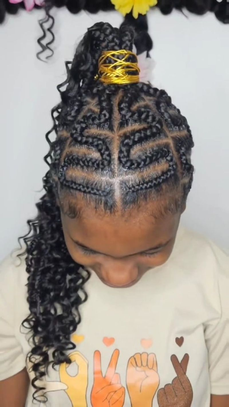 Snake Braid Ponytail