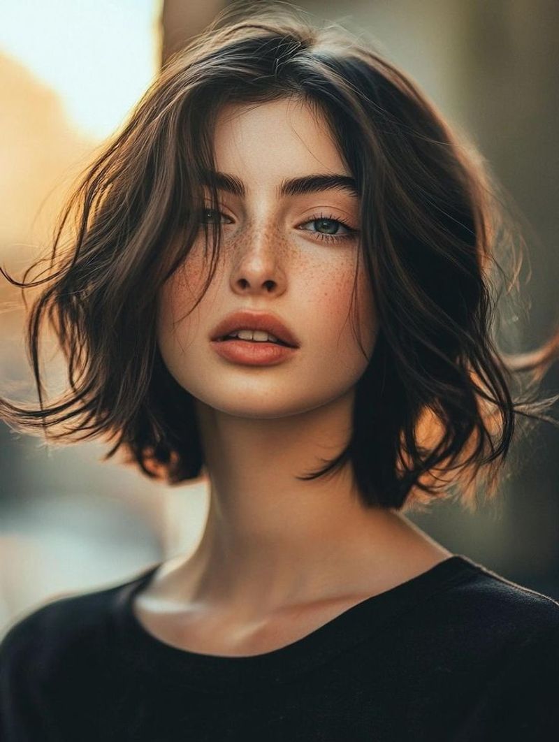 Chin-Length Choppy Fringe