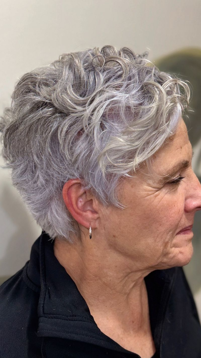 Textured Pixie With Longer Top