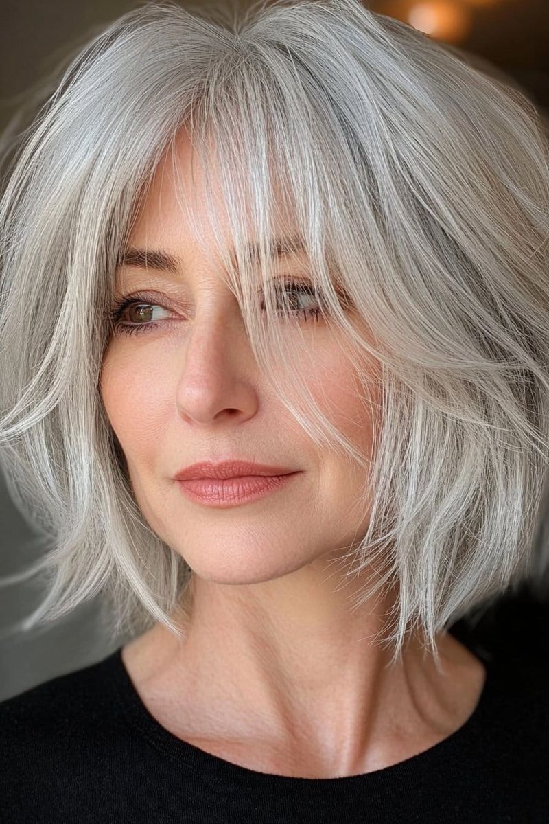 Choppy Bob with Textured Ends