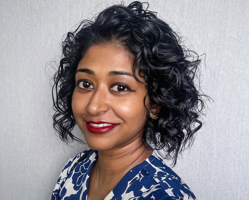 Naturally Textured Bob with Defined Edges