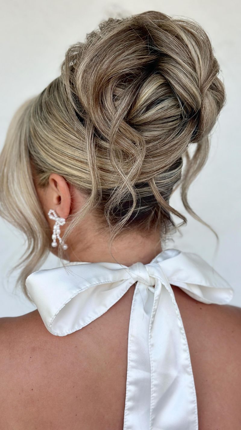 Pearl Blonde Updo