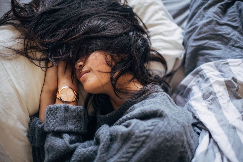 Sleeping With Product-Coated Hair
