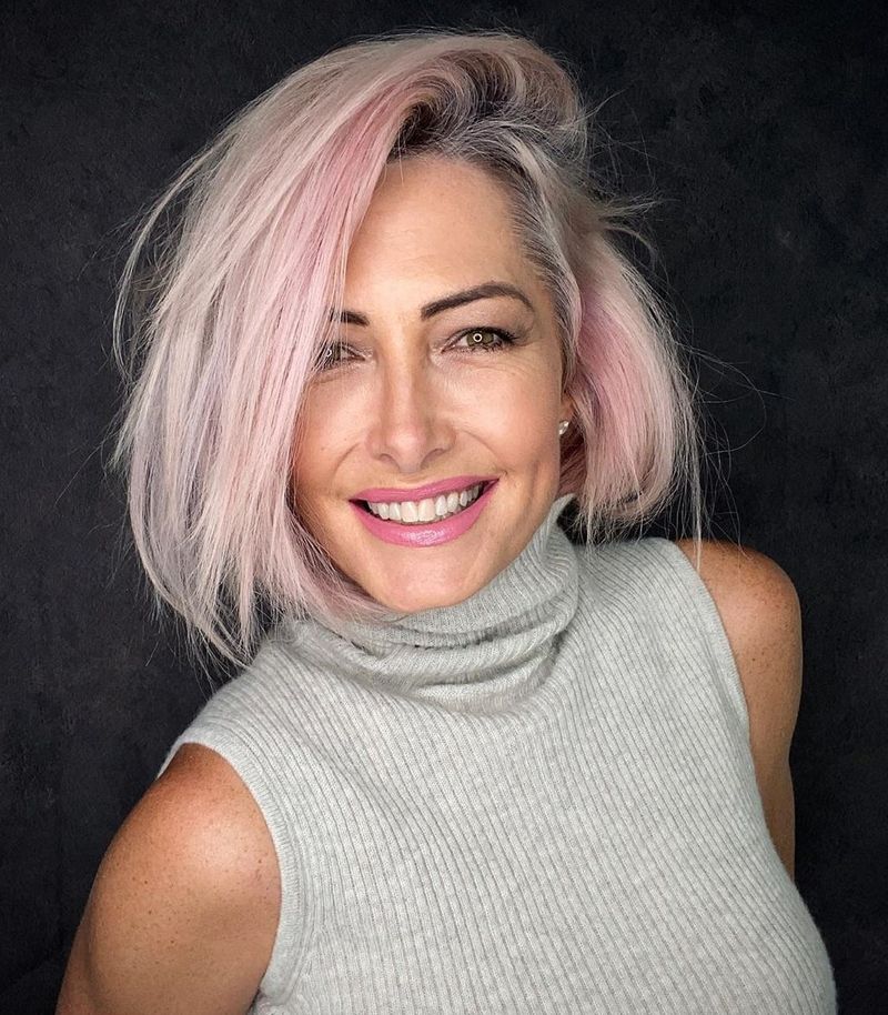 Sleek One-Length Bob