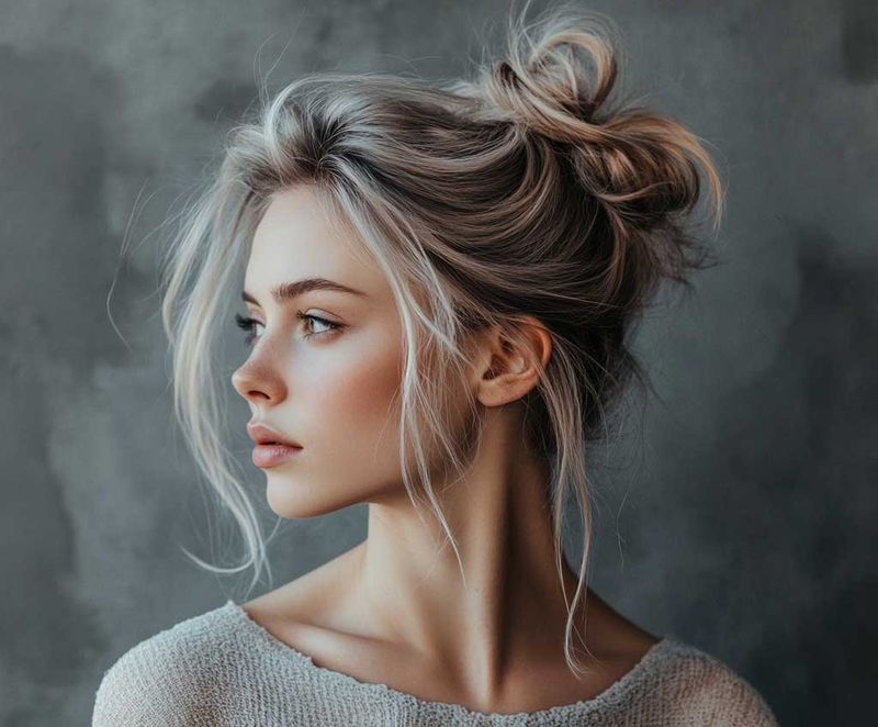 Messy Wispy Bun