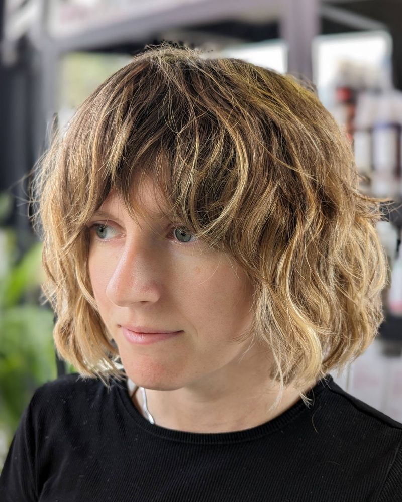 French Girl Heavy Bangs