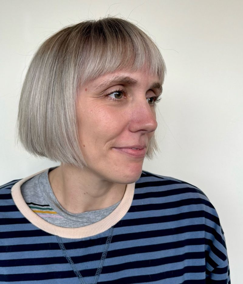 Wispy Fringe Bob