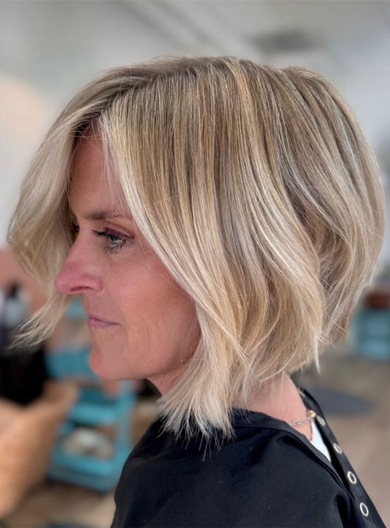 Tousled Chin-Length Bob