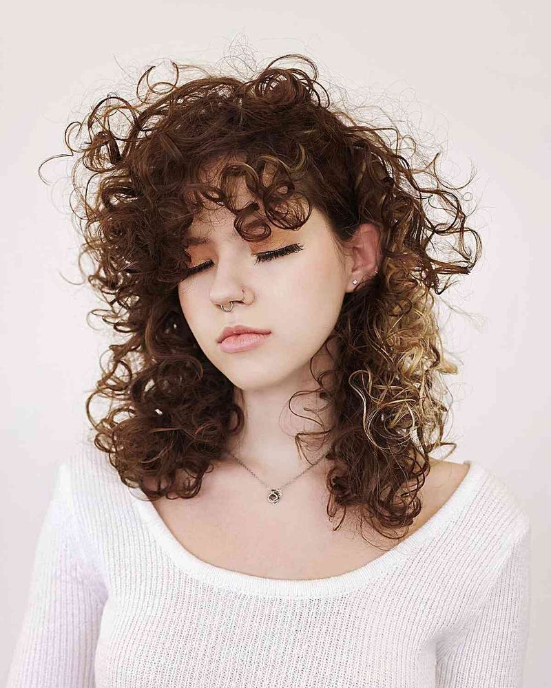 Curly Shag with Invisible Layers