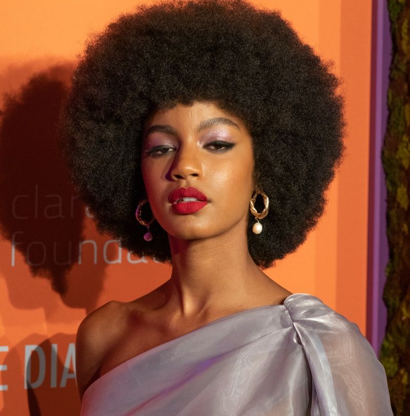 Afgeronde Afro