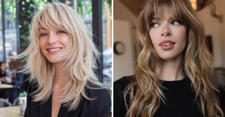 14 Trendy “Birkin” Bangs To Add Volume To Thin Hair