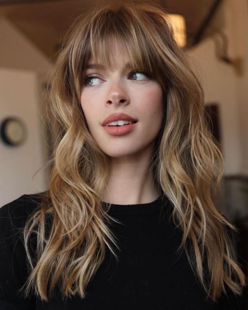 Wispy Curtain Birkin Bangs