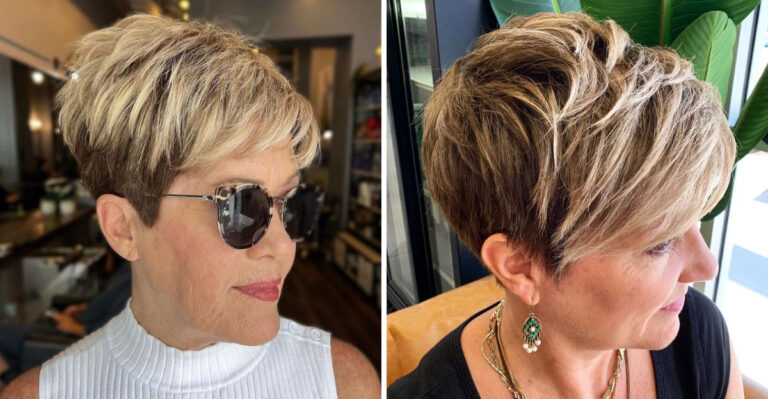 15 Beautiful “Stacked” Pixie Cuts That Took These Over-50 Women from Drab to Fab