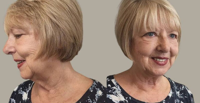 15 Low-Fuss “Floating Bob” Haircuts for Women Over 70 With Fine Hair