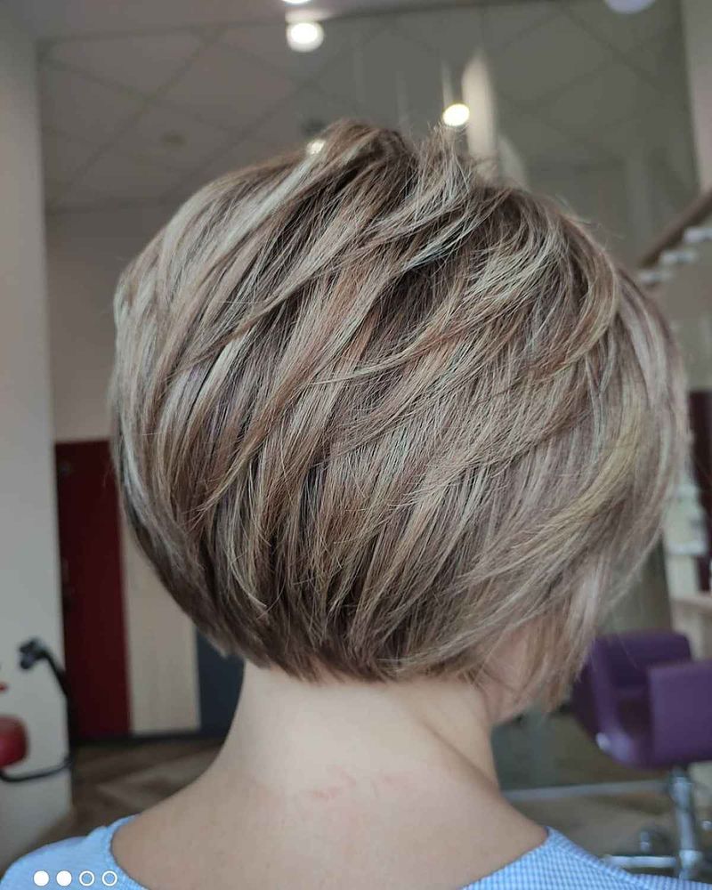 Layered Feather Bob
