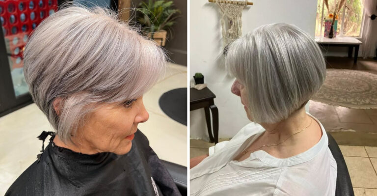 15 Prettiest Inverted Bob Haircuts For Busy Women Over 60