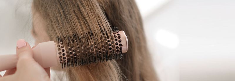 Blow Dry with a Round Brush