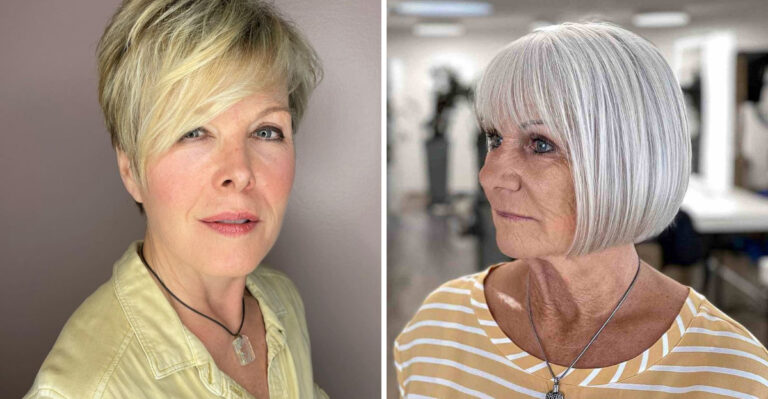 20 Stylish and Simple Haircuts Perfect for Women Over 70