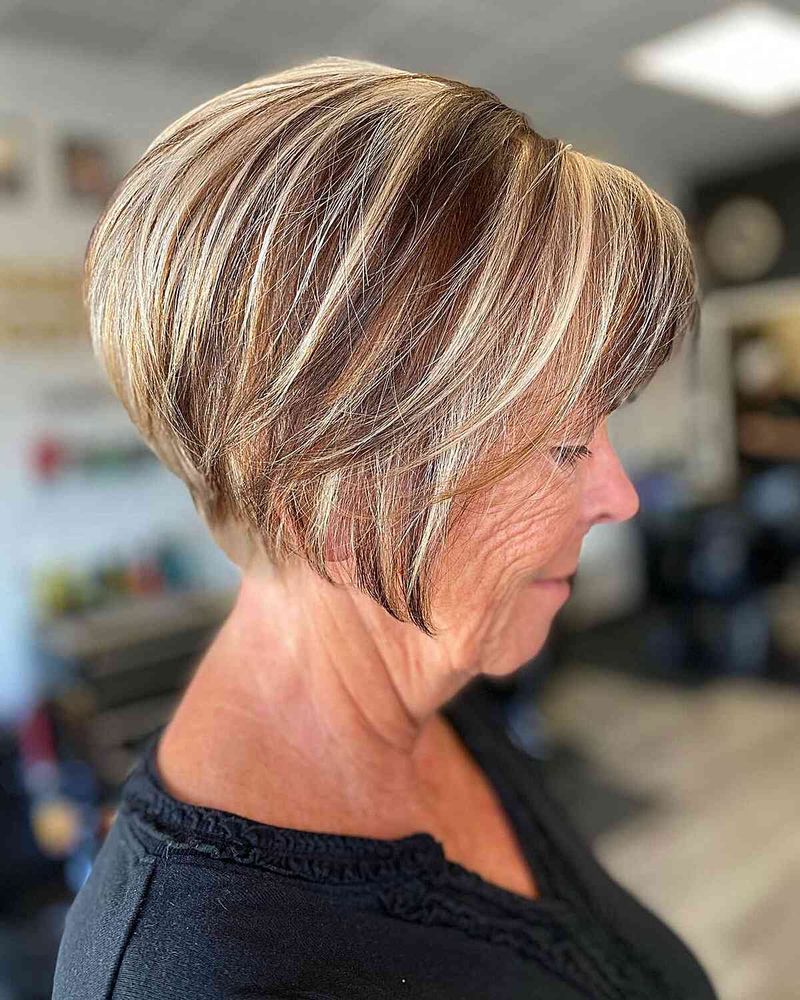 Tapered Nape with Longer Crown