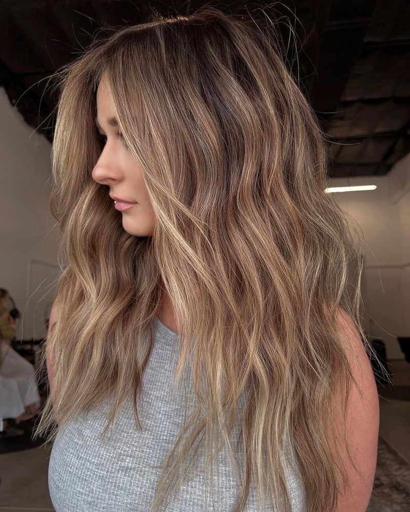 Soft Layers with Butterscotch Balayage