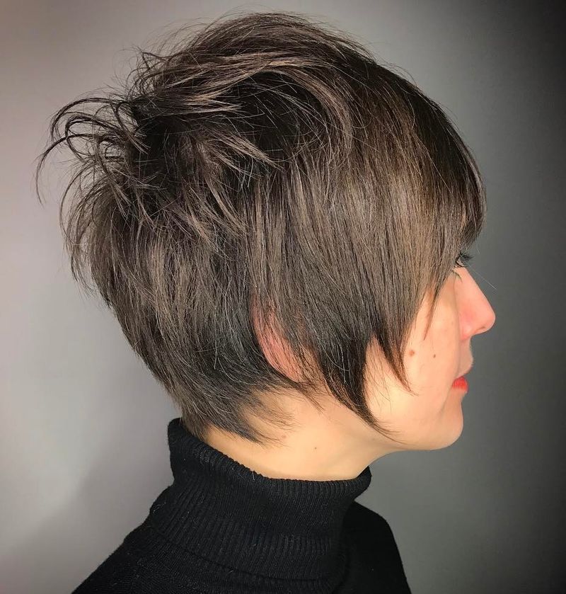 Choppy Pixie with Longer Crown