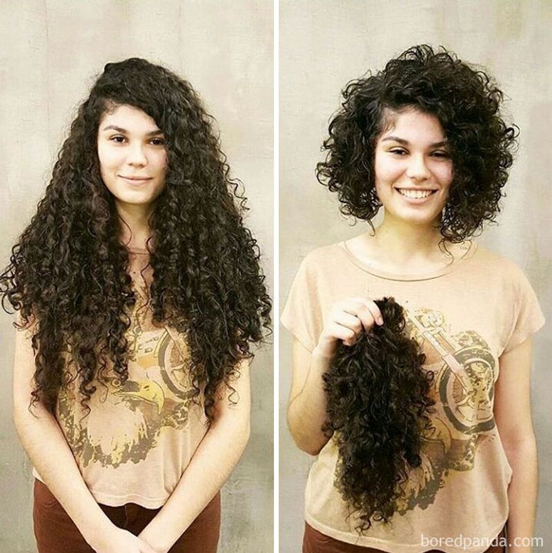 Cropped Curly Transformation