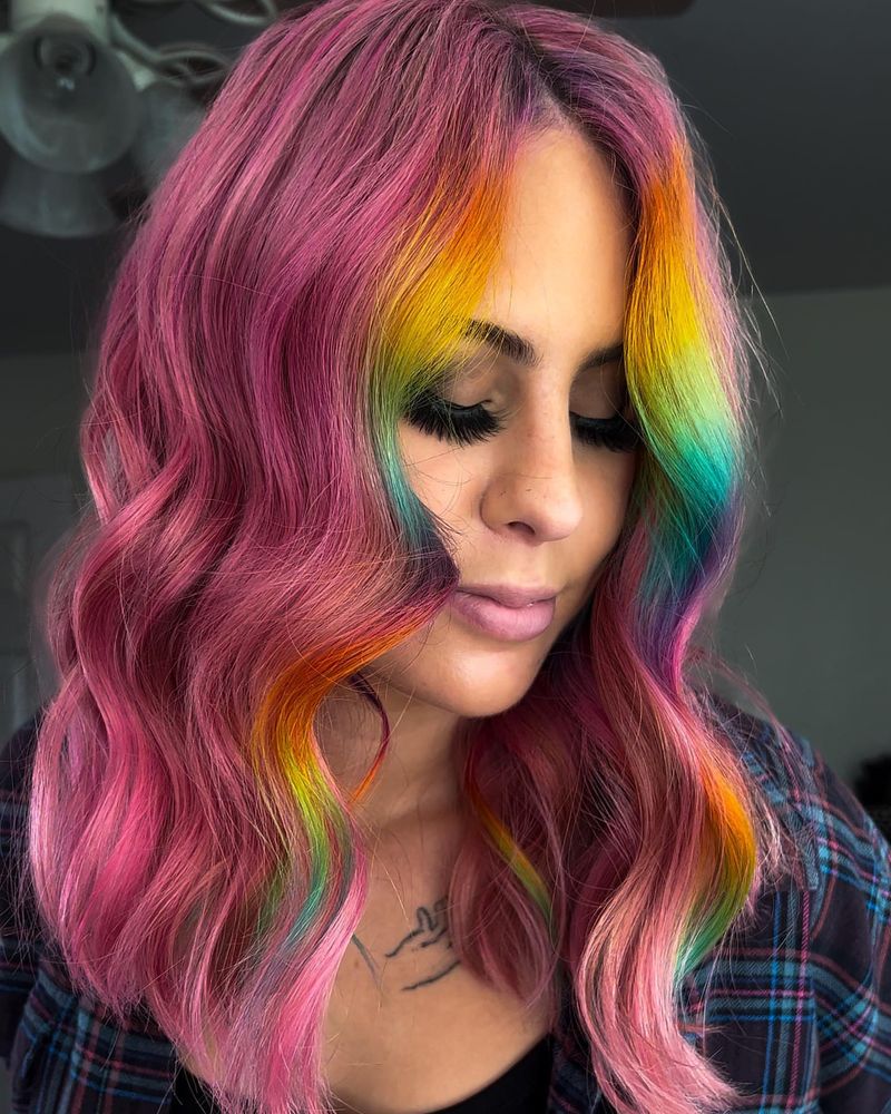Avoid: Rainbow-Colored Hair