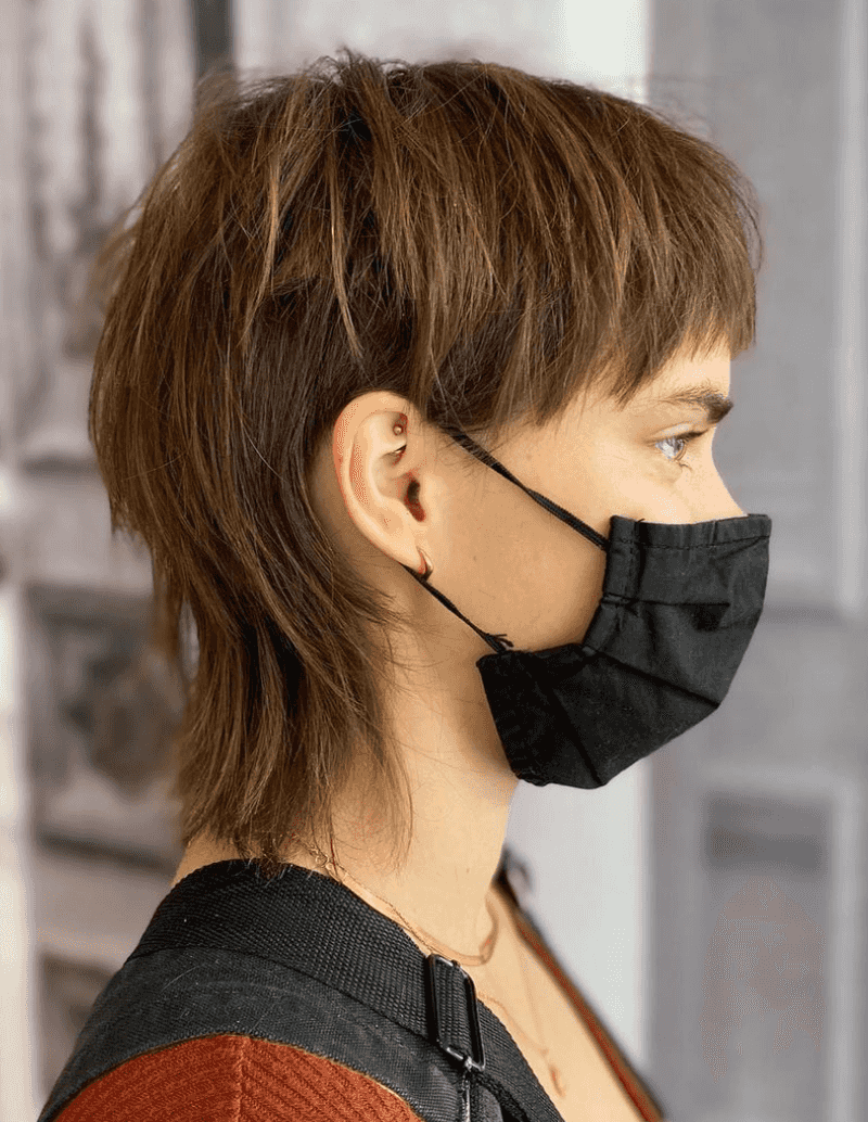 Pixie-Dominant Mixie for Thick Hair