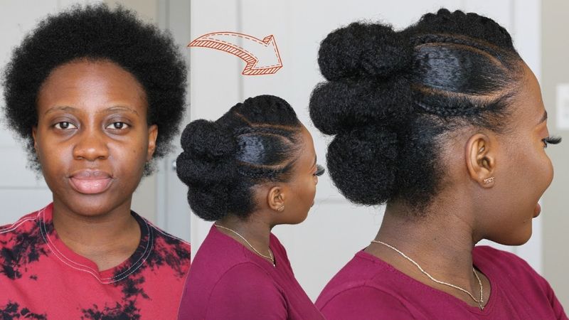 Twisted Faux-Hawk Pony