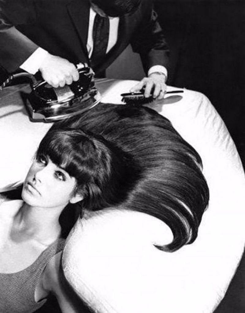 Ironing Hair Straight