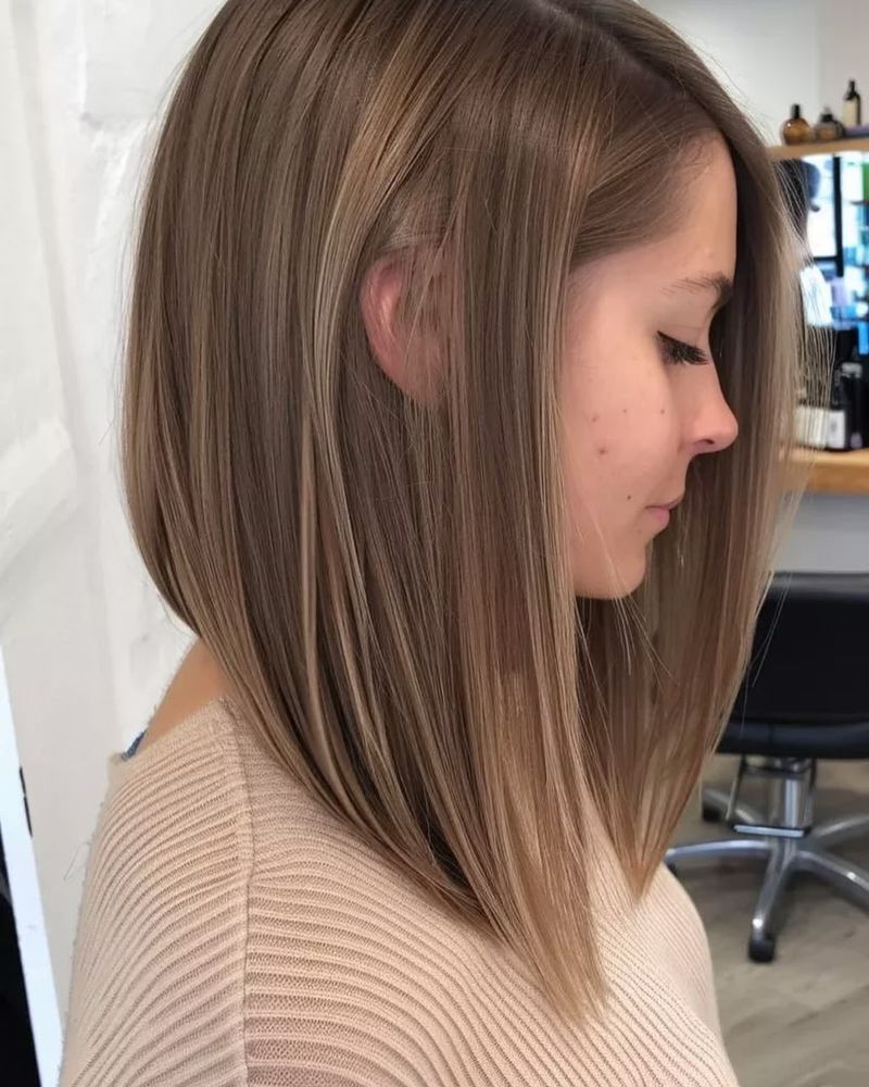 Rounded Lob (Long Bob)
