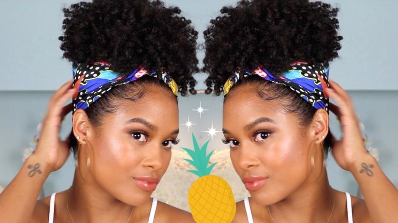 Pineapple Puff Ponytail