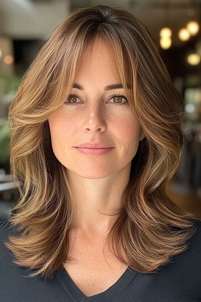 Wispy Layered Cut with Highlights