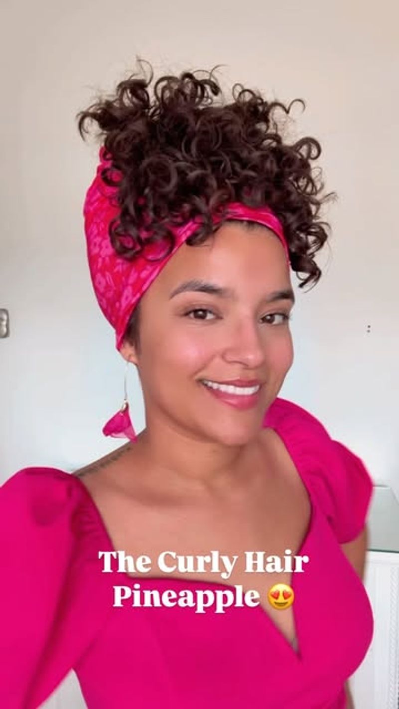 Pineapple Your Hair at Night