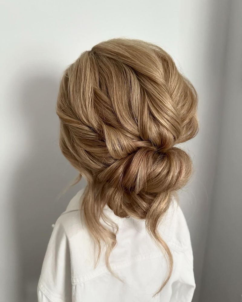 Low Textured Chignon