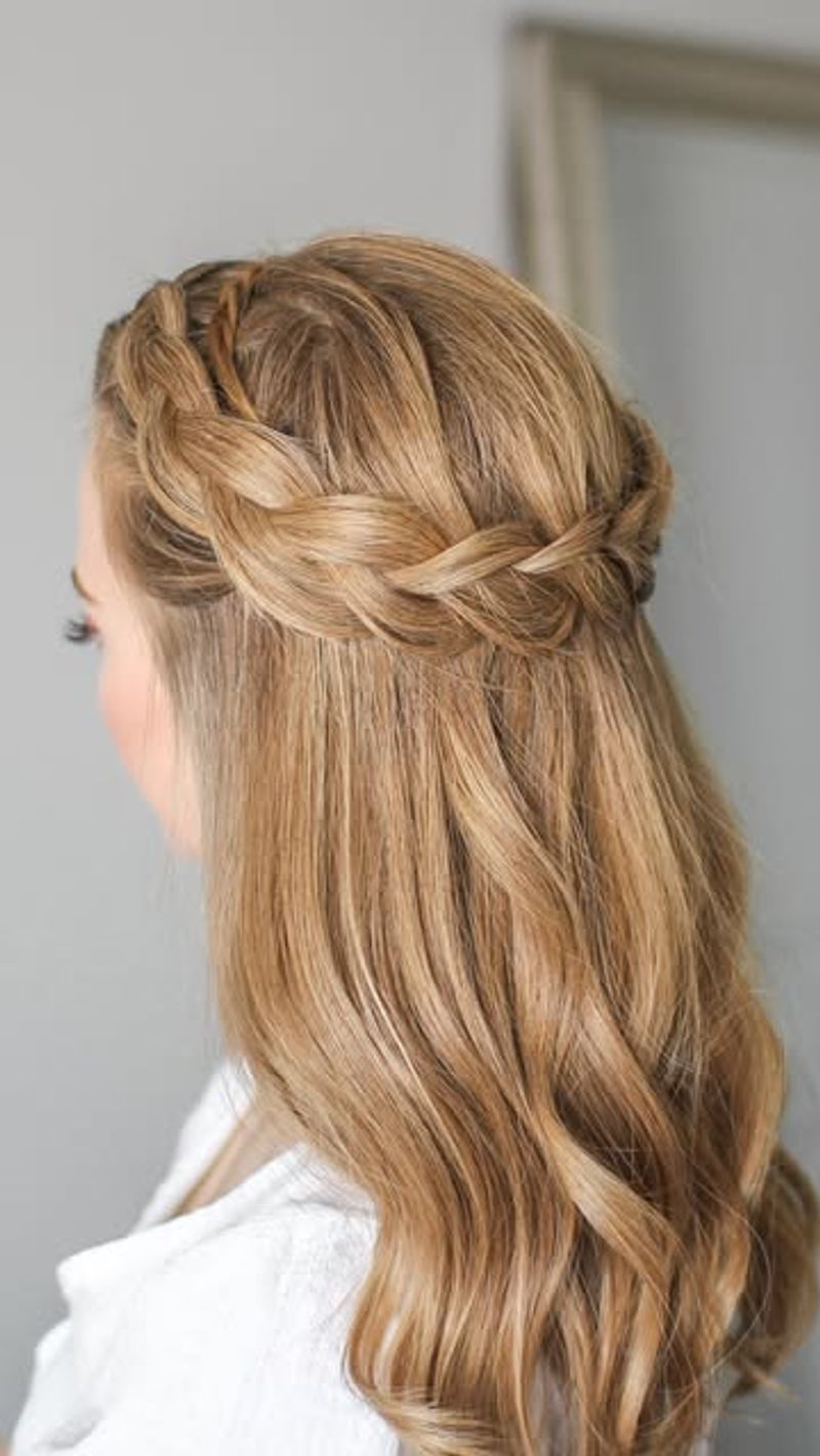 Twisted Crown Updo