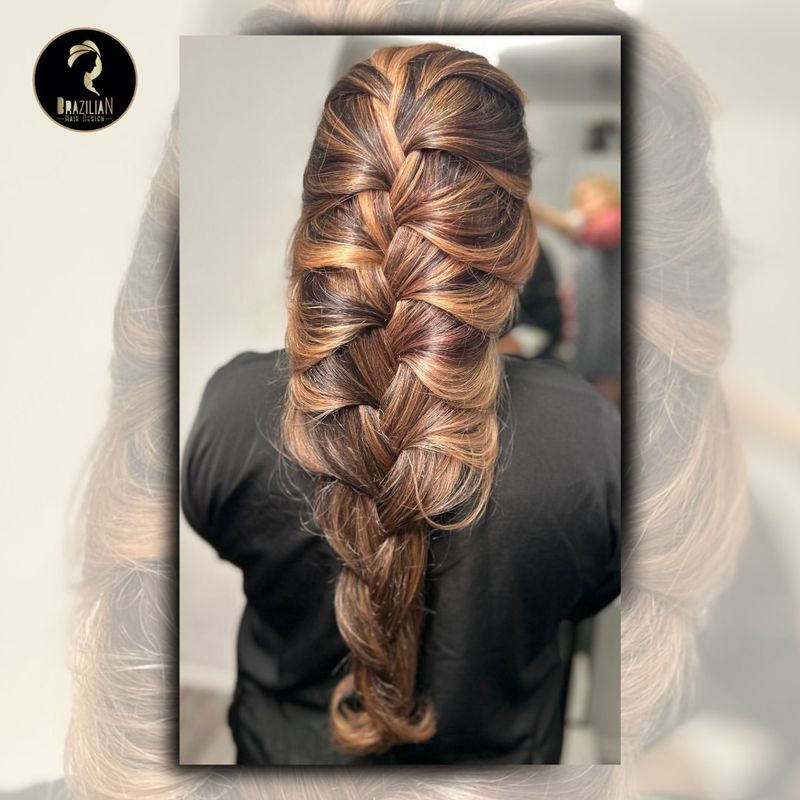Caramel Brunette Braided Dimension