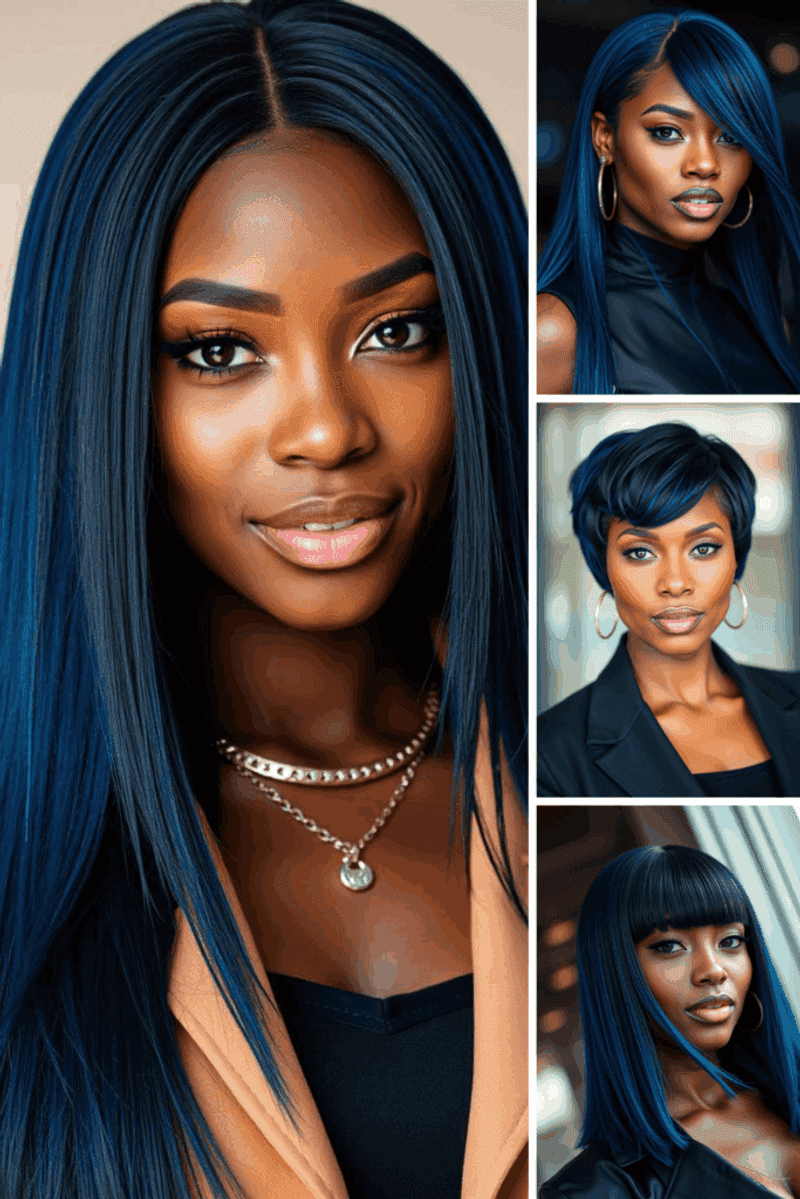 Midnight Blue-Black for Deep Skin