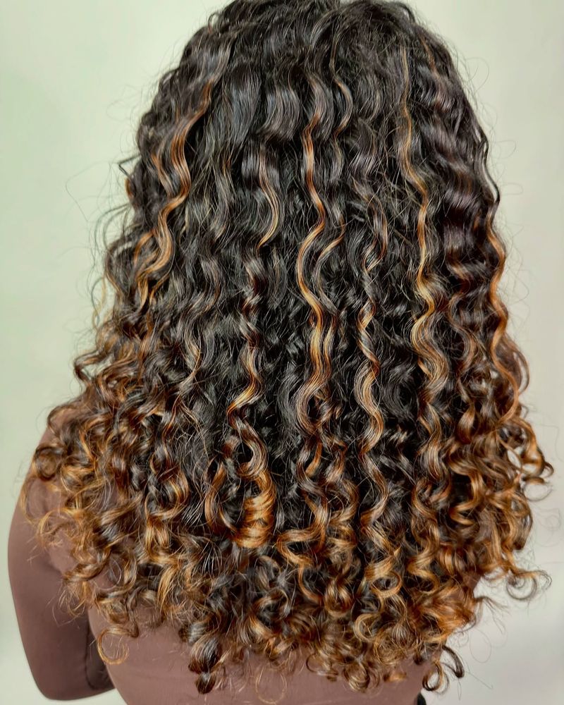 Honey-Dipped Brunette Curls