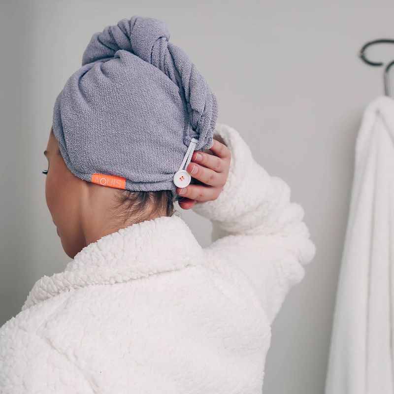 Terrycloth Towel Drying Creates Frizz