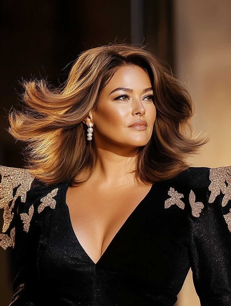 Timeless Shoulder-Length Glamour