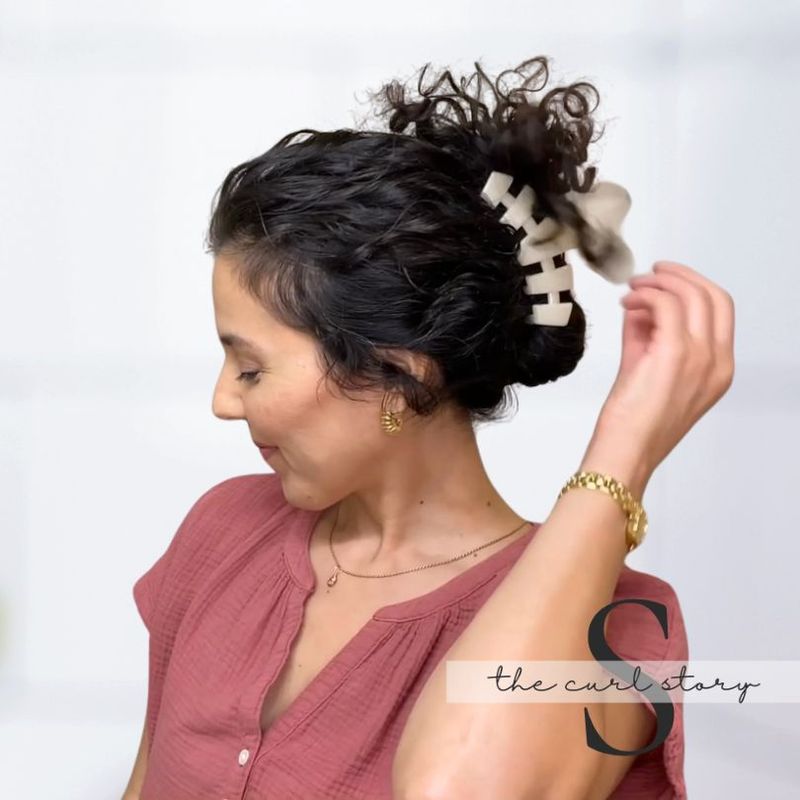 Claw Clip Twisted Updo