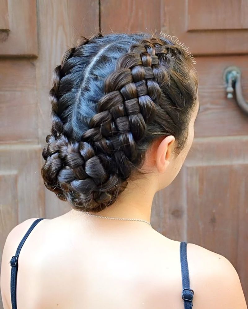Treccia francese Updo